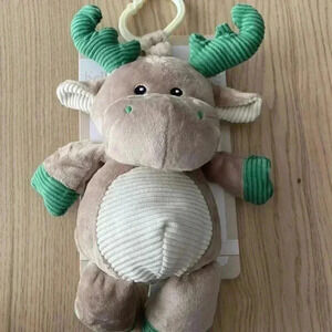 🆕Kelly Baby Rattle Reindeer Moose Plush Animal Toy🆕